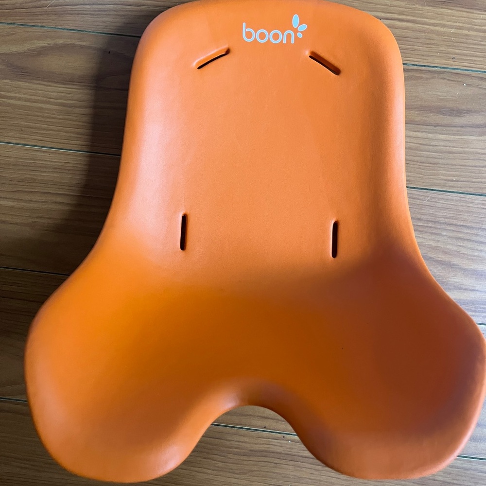 Orange Boon Highchair Flair Seat Pad & Tray Liner